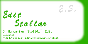 edit stollar business card